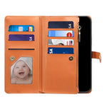 ESEBLE For Samsung Galaxy S24+ Case RFID Blocking Wallet Cellphone Leather Cover