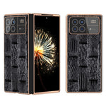 For Xiaomi Mix Fold 3 5G Case Electroplated Mahjong Texture Non-Slip Phone Cover