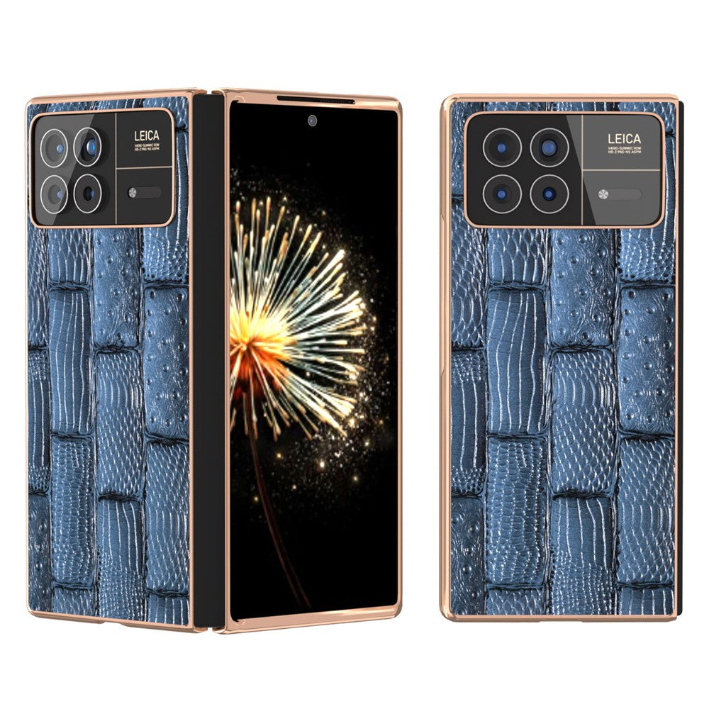 For Xiaomi Mix Fold 3 5G Case Electroplated Mahjong Texture Non-Slip Phone Cover