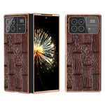 For Xiaomi Mix Fold 3 5G Case Electroplated Mahjong Texture Non-Slip Phone Cover