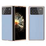 For Xiaomi Mix Fold 3 5G Case Genuine Cow Leather+PC Anti Drop Phone Cover
