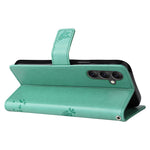 For Samsung Galaxy A05s 4G Phone Case with Stand Cat Tree Pattern Leather Wallet Mobile Cover