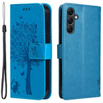 For Samsung Galaxy A05s 4G Phone Case with Stand Cat Tree Pattern Leather Wallet Mobile Cover