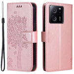 For Xiaomi Redmi K60 Ultra / 13T / 13T Pro Phone Case with Stand Cat Tree Pattern Leather Wallet Mobile Cover