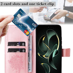 For Xiaomi Redmi K60 Ultra / 13T / 13T Pro Phone Case with Stand Cat Tree Pattern Leather Wallet Mobile Cover