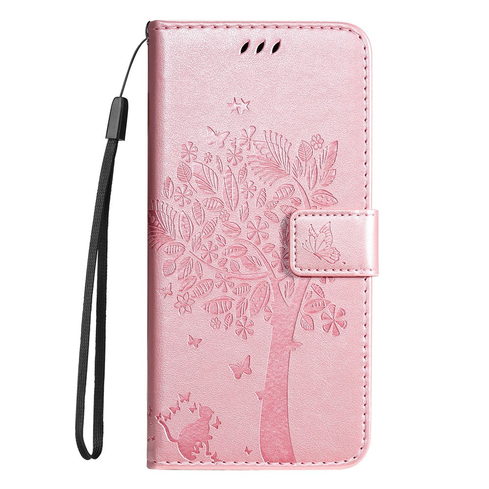 For Xiaomi Redmi K60 Ultra / 13T / 13T Pro Phone Case with Stand Cat Tree Pattern Leather Wallet Mobile Cover