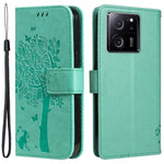 For Xiaomi Redmi K60 Ultra / 13T / 13T Pro Phone Case with Stand Cat Tree Pattern Leather Wallet Mobile Cover