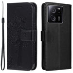 For Xiaomi Redmi K60 Ultra / 13T / 13T Pro Phone Case with Stand Cat Tree Pattern Leather Wallet Mobile Cover