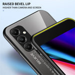 Til Samsung Galaxy A05s 4G Cover Hærdet Glas+PC+TPU Gradient Anti-fald Telefoncover