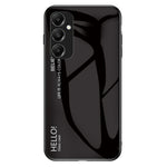Til Samsung Galaxy A05s 4G Cover Hærdet Glas+PC+TPU Gradient Anti-fald Telefoncover