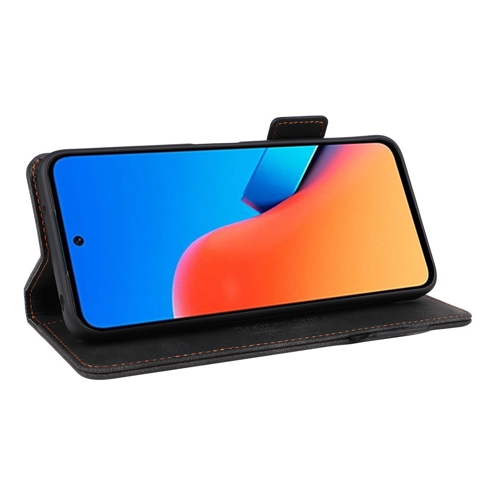 For Xiaomi Redmi 12 4G / 5G (Global) Case Hardware Decor PU Leather Wallet Phone Cover