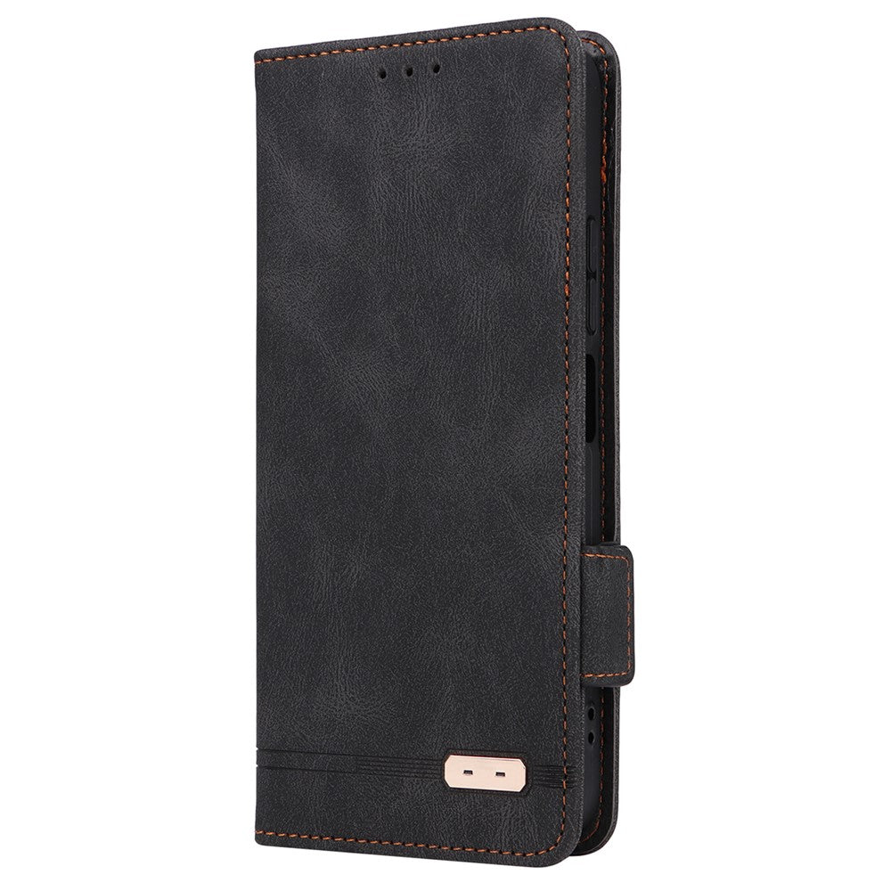 For Xiaomi Redmi 12 4G / 5G (Global) Case Hardware Decor PU Leather Wallet Phone Cover