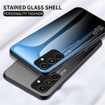 Til Samsung Galaxy A15 4G Telefoncover Hærdet Glas+PC+TPU Cover