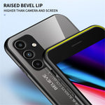 Til Samsung Galaxy A15 4G Telefoncover Hærdet Glas+PC+TPU Cover