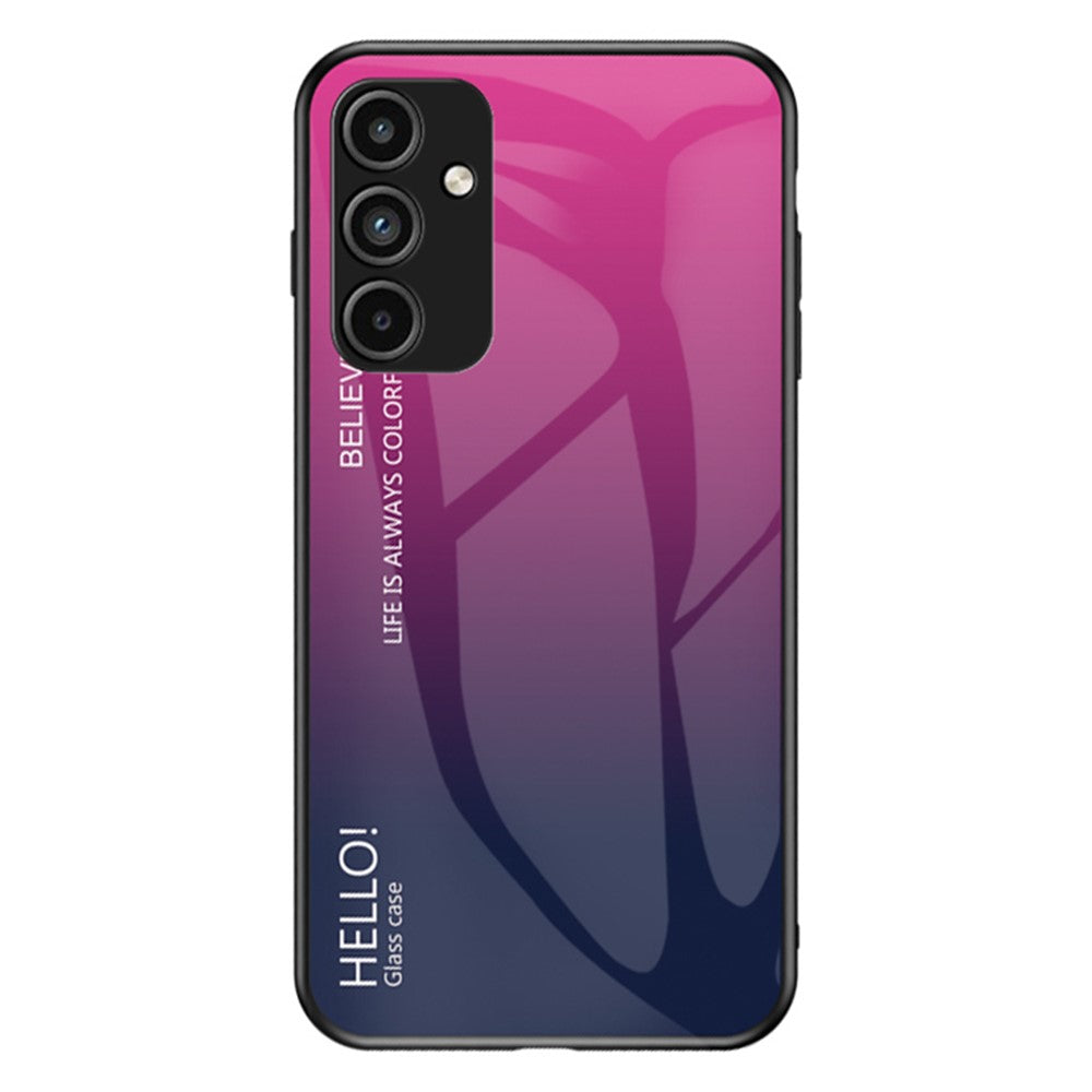 Til Samsung Galaxy A15 4G Telefoncover Hærdet Glas+PC+TPU Cover