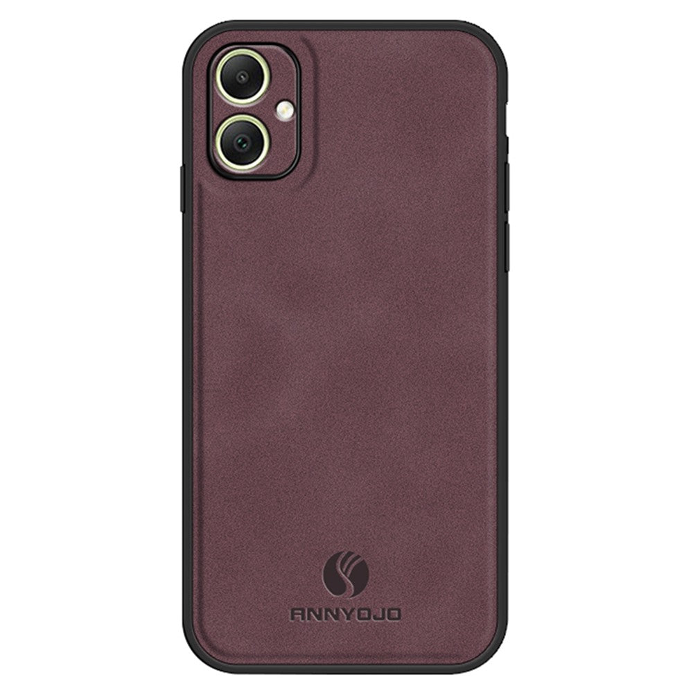 ANNYOJO For Samsung Galaxy A05 4G Case PU Leather+PC+TPU Mobile Phone Back Cover