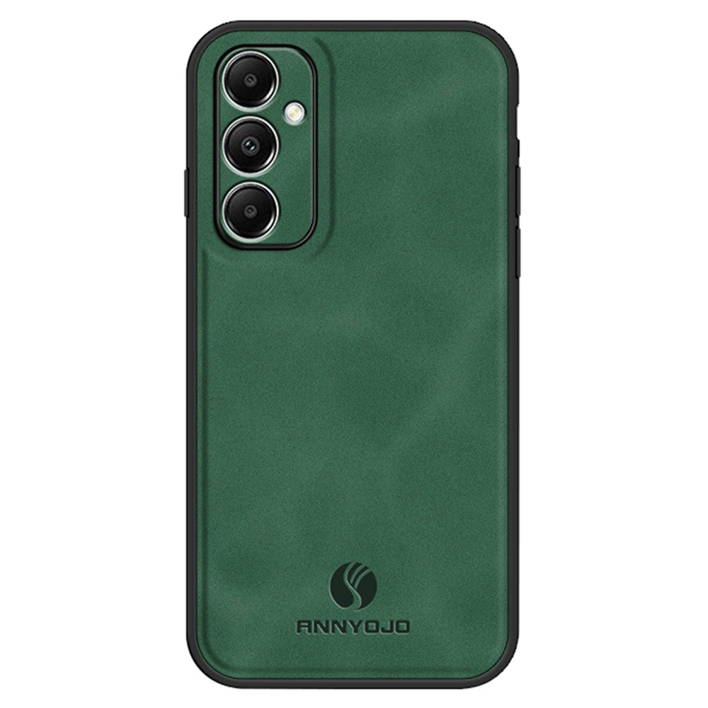 ANNYOJO For Samsung Galaxy A05s 4G Case PU Leather+PC+TPU Shockproof Back Cover