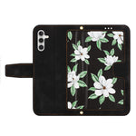 For Samsung Galaxy S23 FE Case Card Slots PU Leather Flower Pattern Printing Phone Cover