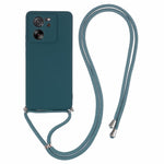 Xiaomi 13T / 13T Pro / Redmi K60 Ultra-skal Mjukt fiberfoder Gummerat TPU-skal med långt snöre