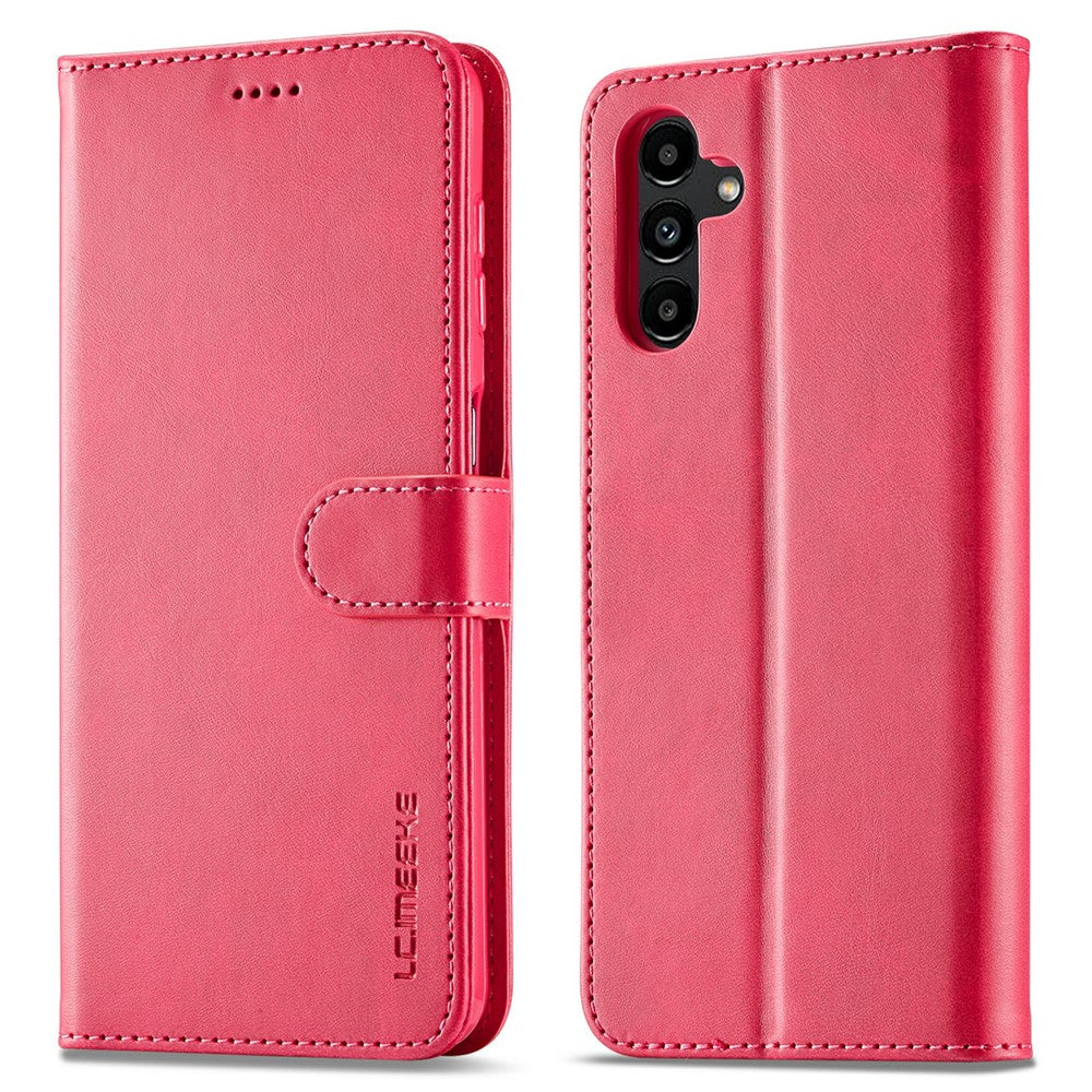 LC.IMEEKE Til Samsung Galaxy A05s 4G Etui Læderpung Kalvetekstur Telefoncover