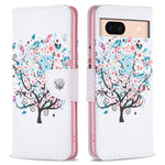 For Google Pixel 8a Case Pattern Printing Wallet Leather Phone Cover