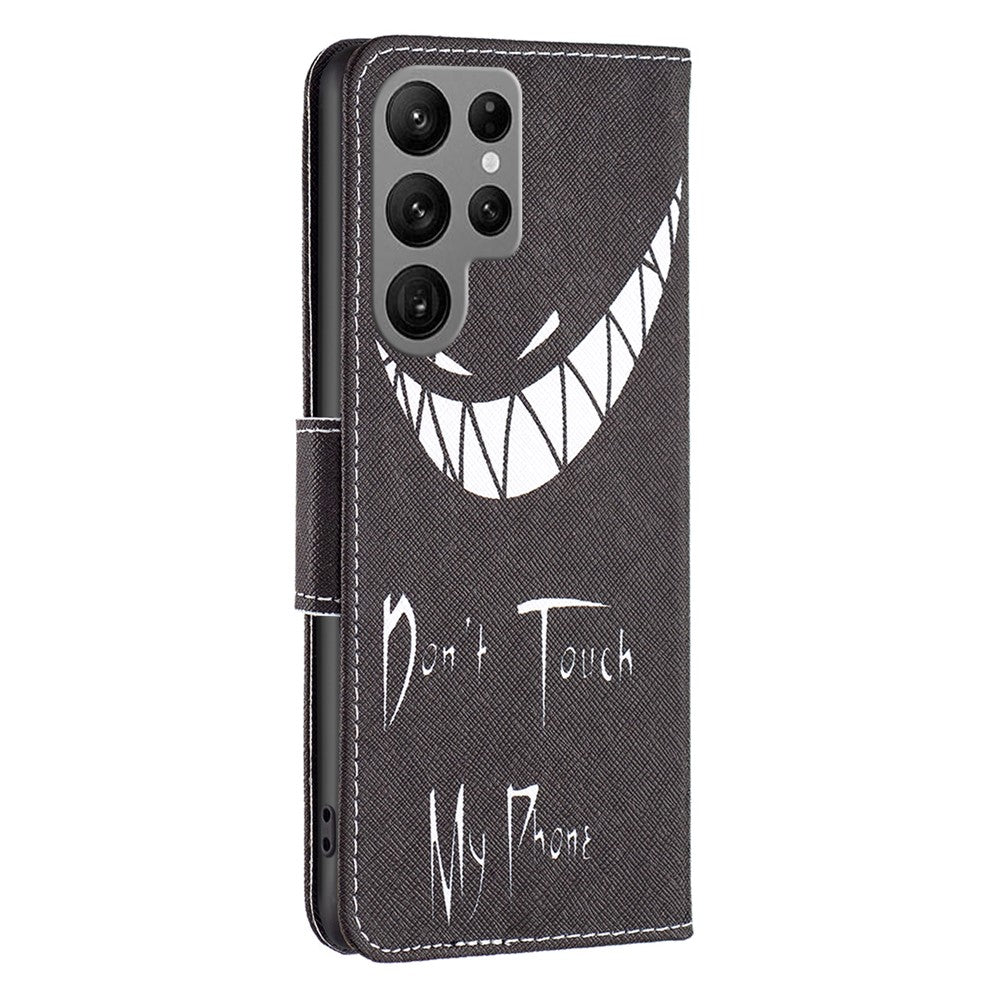 For Samsung Galaxy S24 Ultra Case Wallet Pattern Printing Phone Cover
