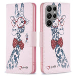 For Samsung Galaxy S24 Ultra Case Wallet Pattern Printing Phone Cover