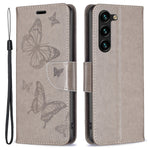 For Samsung Galaxy S25+ / S24+ Case Butterfly Imprinted PU Leather Wallet Cover