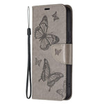For Samsung Galaxy S25+ / S24+ Case Butterfly Imprinted PU Leather Wallet Cover