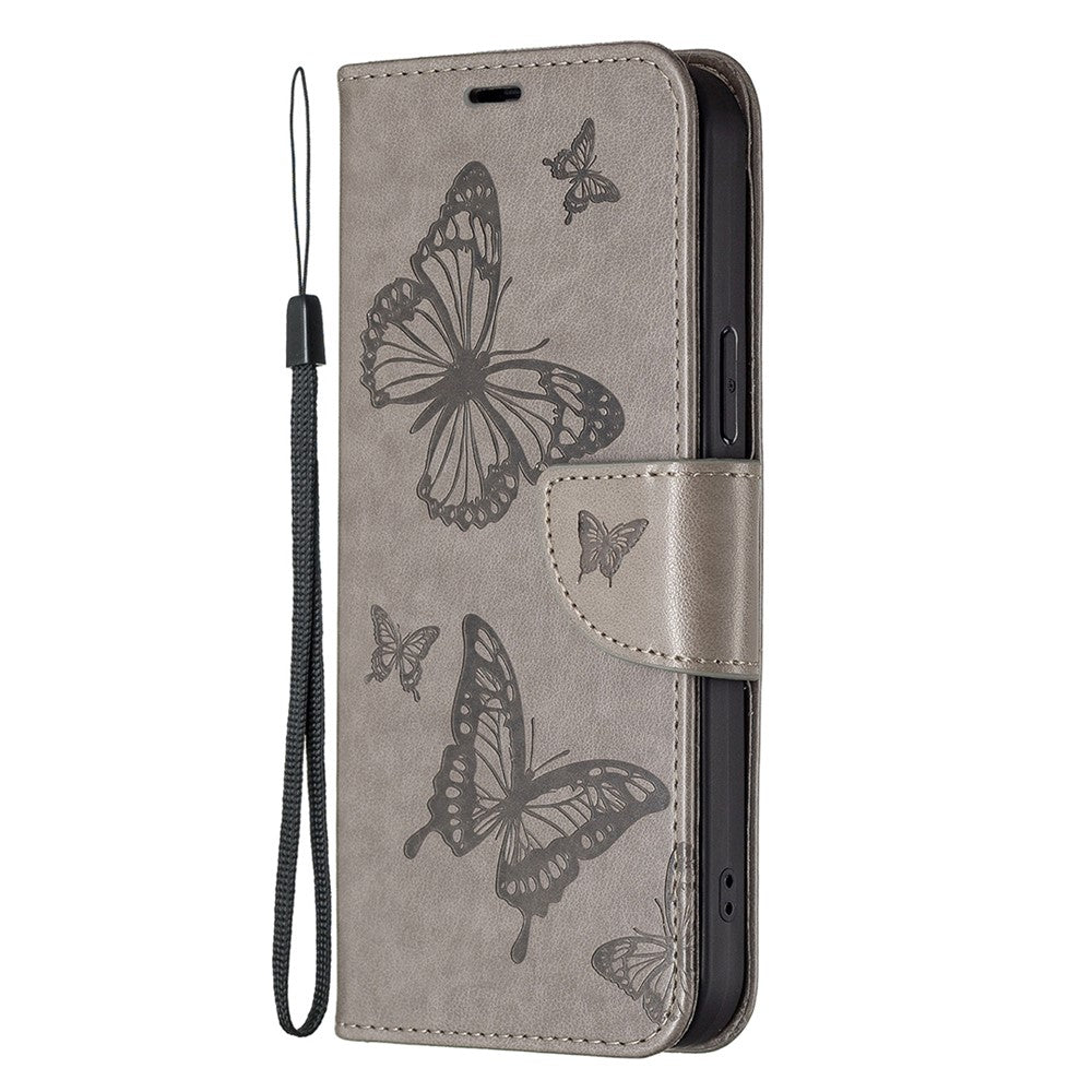 For Samsung Galaxy S25+ / S24+ Case Butterfly Imprinted PU Leather Wallet Cover