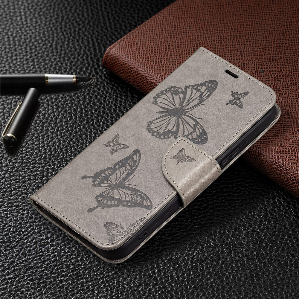 For Samsung Galaxy S25+ / S24+ Case Butterfly Imprinted PU Leather Wallet Cover