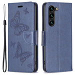 For Samsung Galaxy S25+ / S24+ Case Butterfly Imprinted PU Leather Wallet Cover