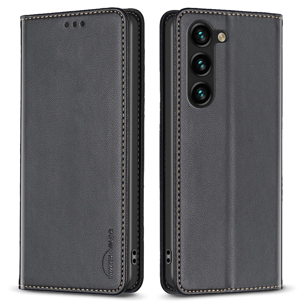 BINFEN COLOR BF18 For Samsung Galaxy S25+ / S24+ Case Card Holder Magnetic Cell Phone Cover