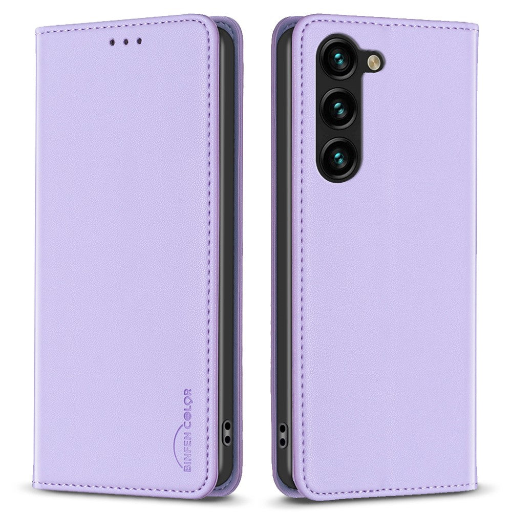 BINFEN COLOR BF18 For Samsung Galaxy S25+ / S24+ Case Card Holder Magnetic Cell Phone Cover