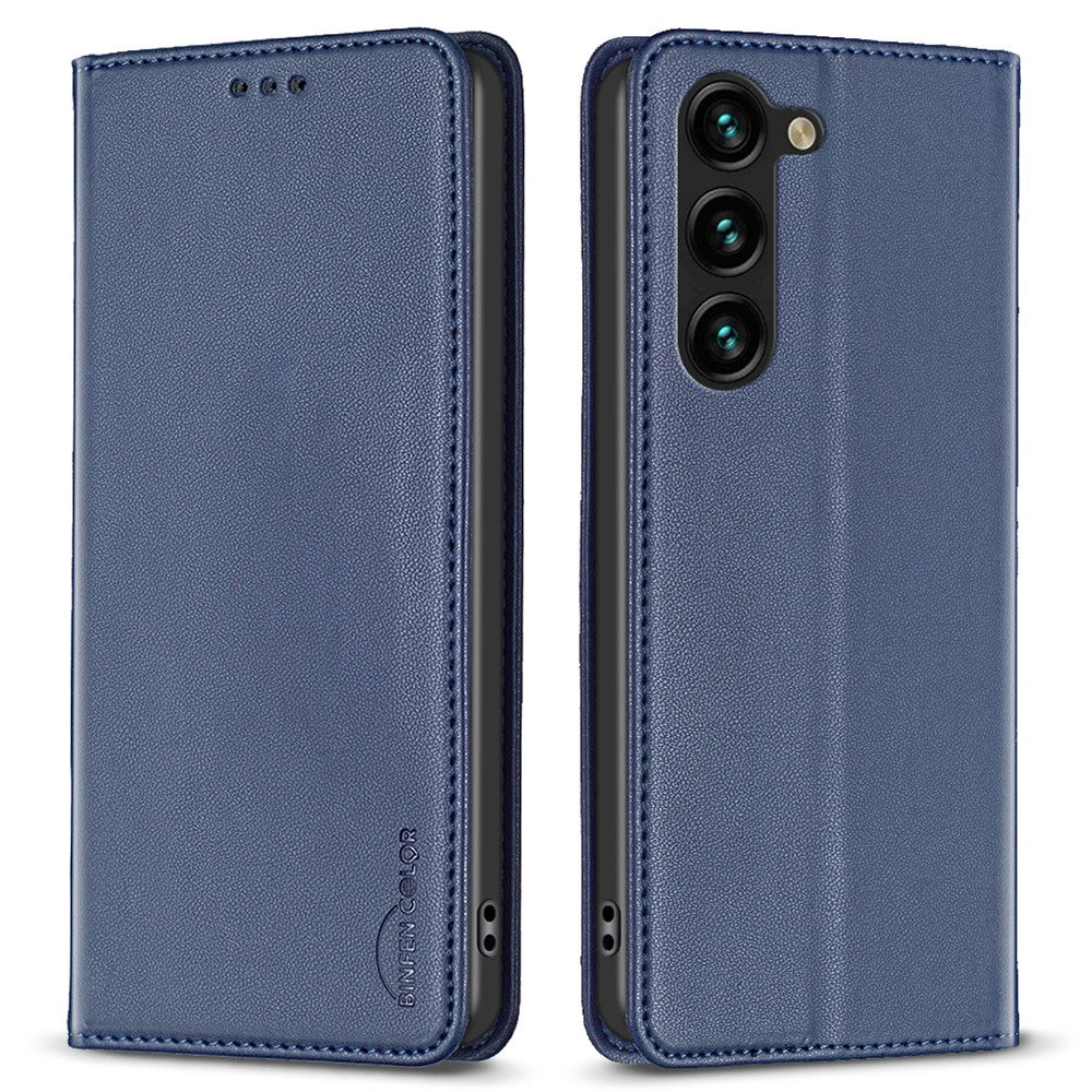 BINFEN COLOR BF18 For Samsung Galaxy S25+ / S24+ Case Card Holder Magnetic Cell Phone Cover