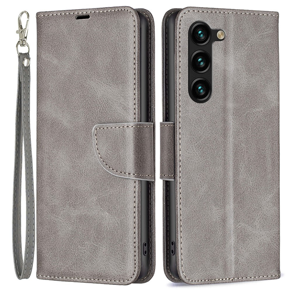 Samsung Galaxy S25+ / S24+ Skal Mobilmobil Skal PU Läder Plånboksfodral med Stativ