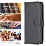 BINFEN COLOR BF17 Støvtæt PU læder cover med stander til Samsung Galaxy S25+ / S24+