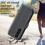 BINFEN COLOR BF17 Støvtæt PU læder cover med stander til Samsung Galaxy S25+ / S24+