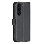 BINFEN COLOR BF17 Støvtæt PU læder cover med stander til Samsung Galaxy S25+ / S24+