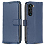 BINFEN COLOR BF17 Støvtæt PU læder cover med stander til Samsung Galaxy S25+ / S24+