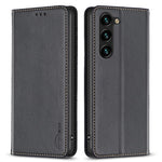 BINFEN COLOR BF18 For Samsung Galaxy S25 / S24 Case Card Holder PU Leather Cell Phone Cover
