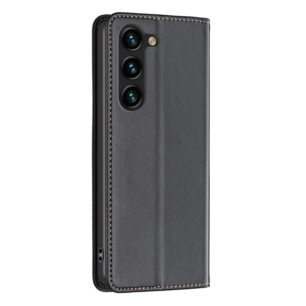 BINFEN COLOR BF18 For Samsung Galaxy S25 / S24 Case Card Holder PU Leather Cell Phone Cover