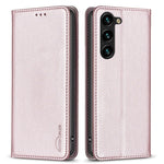 BINFEN COLOR BF18 For Samsung Galaxy S25 / S24 Case Card Holder PU Leather Cell Phone Cover