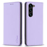 BINFEN COLOR BF18 For Samsung Galaxy S25 / S24 Case Card Holder PU Leather Cell Phone Cover