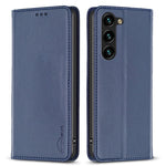 BINFEN COLOR BF18 For Samsung Galaxy S25 / S24 Case Card Holder PU Leather Cell Phone Cover