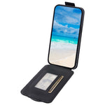 Samsung Galaxy S24 Ultra Skal Reptåligt Vertikalt Flip PU Läder+TPU mobilskal