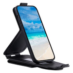 Samsung Galaxy S24 Ultra Skal Reptåligt Vertikalt Flip PU Läder+TPU mobilskal
