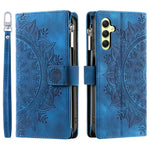 For Samsung Galaxy S24+ Case Mobile Phone Shell Wallet PU Leather Phone Cover with Strap