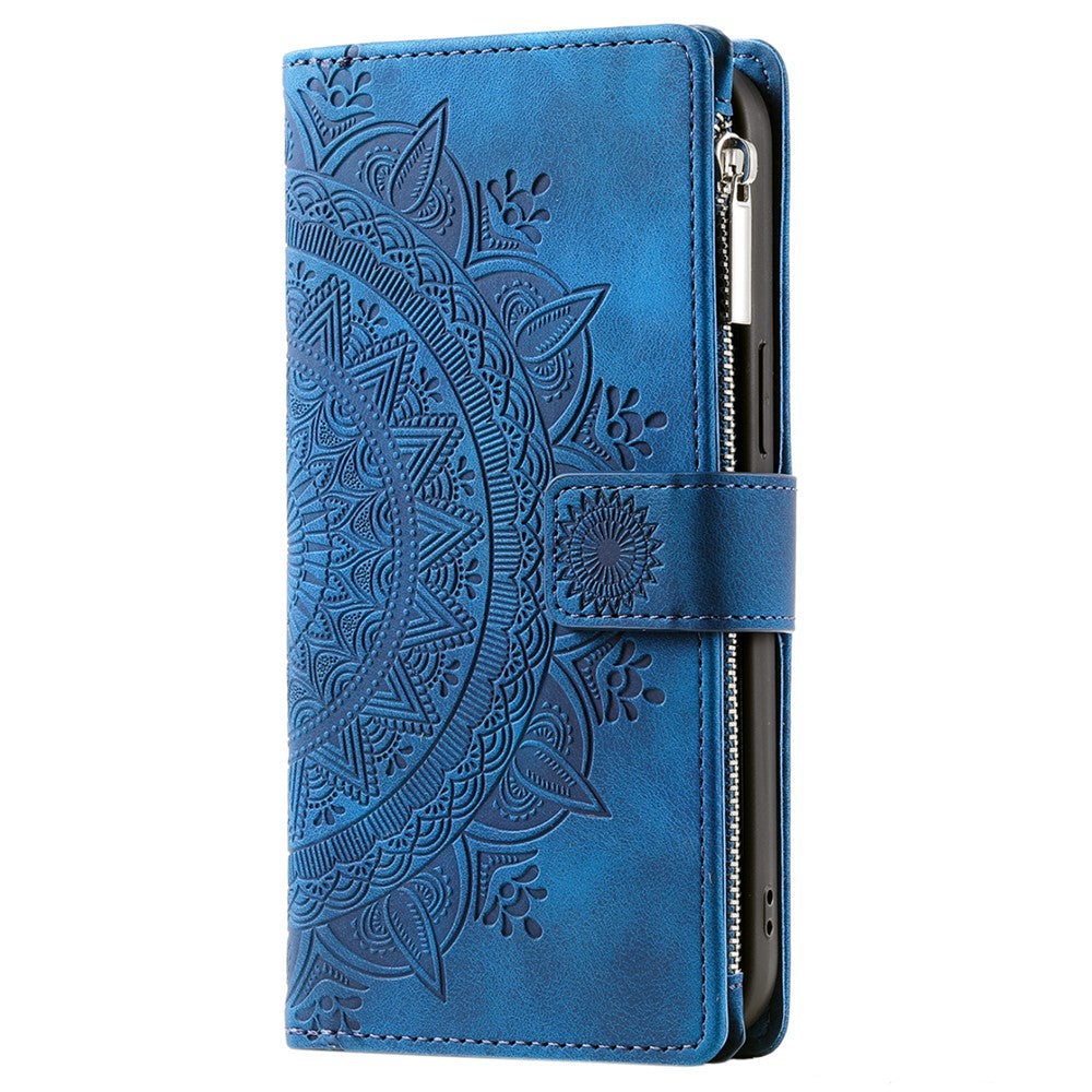 For Samsung Galaxy S24+ Case Mobile Phone Shell Wallet PU Leather Phone Cover with Strap