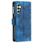 For Samsung Galaxy S24+ Case Mobile Phone Shell Wallet PU Leather Phone Cover with Strap